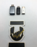 3 PC USB Macro USB C Mini Adapters Crash Kit - Nova Sound