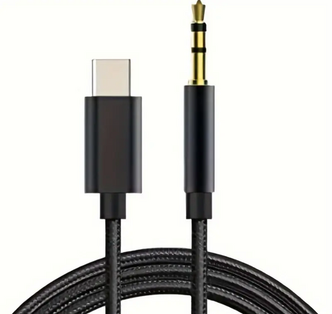 3 FT USB C to Aux 3.5mm 1/8 Audio Cable - Nova Sound