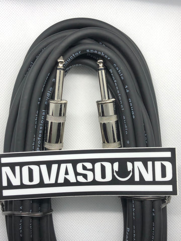 25 Foot 1/4 to 1/4" Mono TS Cable - Nova Sound