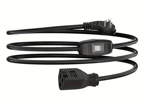 10 FT AC Power Cable Extension Cord With On Off Switch - Nova Sound