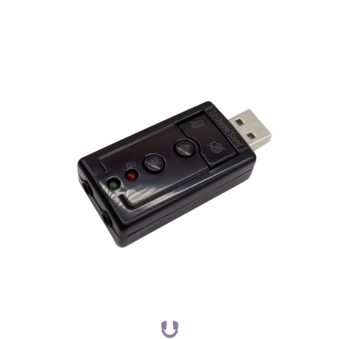USB Stereo A to Audio Adapter Mini External Sound Card - Nova Sound