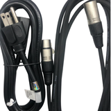 6 FT XLR Cable + 6 FT AC Extension Cable - Nova Sound