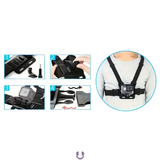 Phone Chest Mount Harness with Adjustable Strap – Outdoor Livestreaming Smartphone Holder