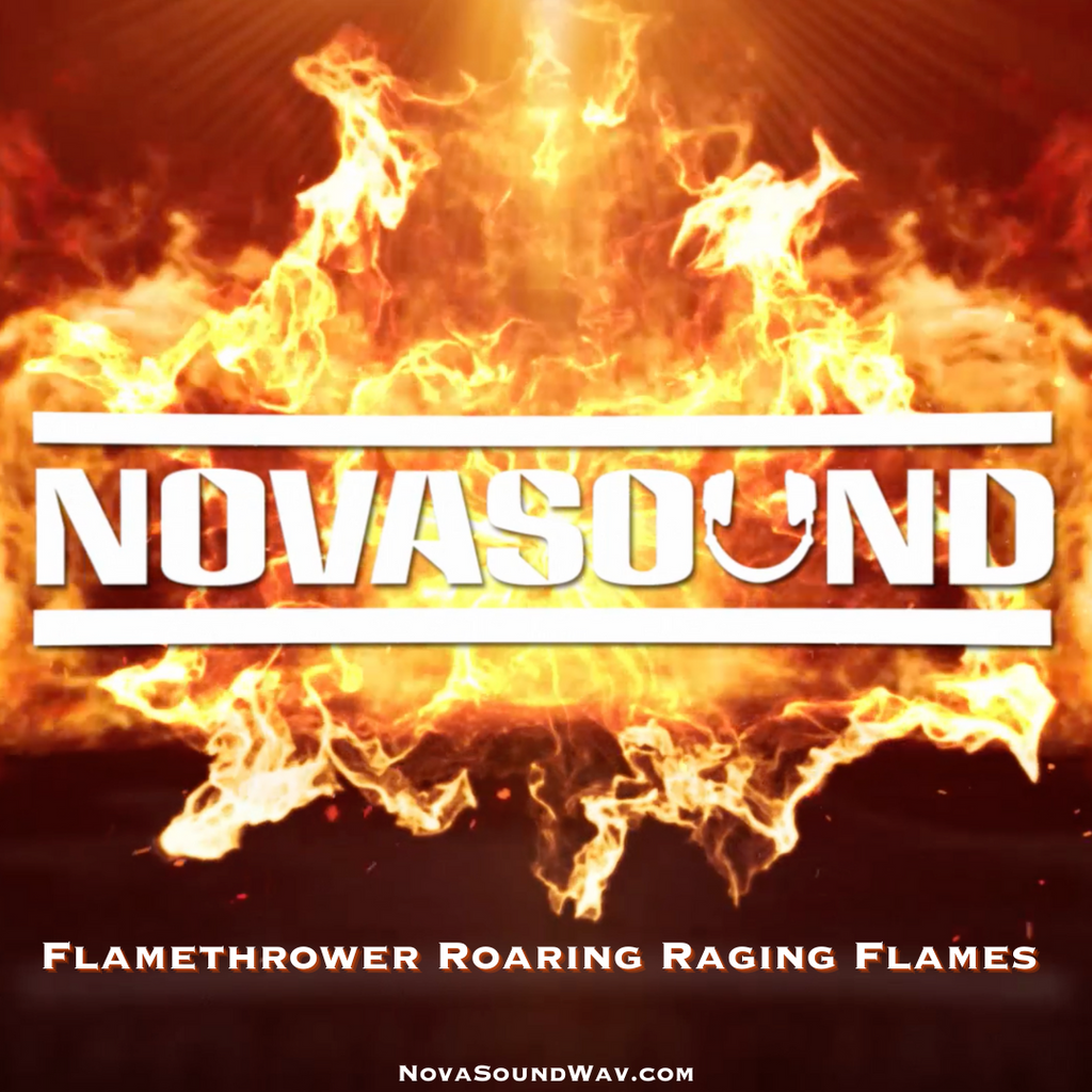 Fire Sound Generators Flamethrower Roaring Raging Flames - Fire Sound FX - Master Collection ...