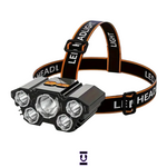 Multifunctional 5 LED Headlight Head Mounted Flashlight - Nova Sound