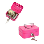 Pink Key Lock Cash Box Mini Safe - Women In Tech