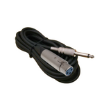 25 Foot XLR 3Pin Female to 1/4" Mono TS Cable - Nova Sound