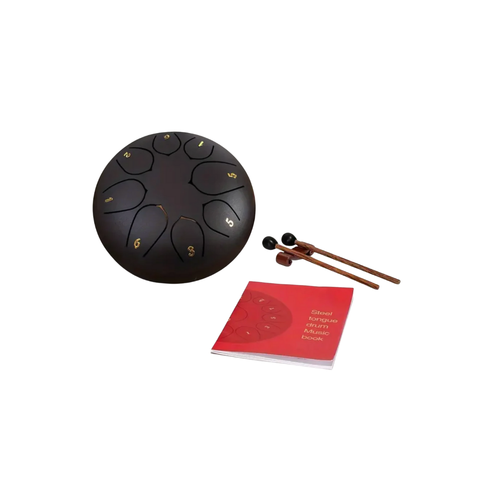 6" Black and Gold Tongue Drum  - Nova Sound