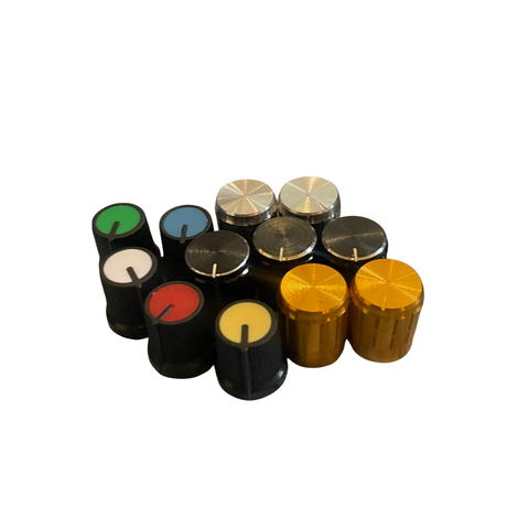 12 PC Universal Equipment Knobs - Nova Sound