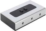 3.5mm 2 Port Stereo Switch Box Audio Selector NM-STS21