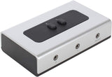 3.5mm 2 Port Stereo Switch Box Audio Selector NM-STS21