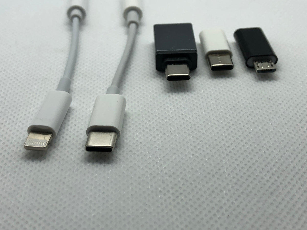 Micro A Computer Plug 5 PC USB C Micro A Aux Adaptor Kit - Nova Sound – NovaSoundTechnology