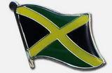 Jamaican Flag Flag Lapel Pin