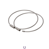 2 PC Stainless Steel Twist Lock Keychain - Nova Sound