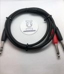 3 FT TRS Male to Dual 1/4 TS Cable - Nova Sound