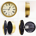 Multifunctional Wall Clock Gold Safe - Nova Financial