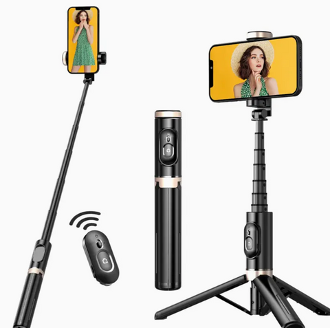 Portable Tripod Selfie Stick with Wireless Remote - Nova Sound