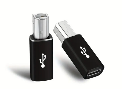 USB C to USB B Adapters - Nova Sound