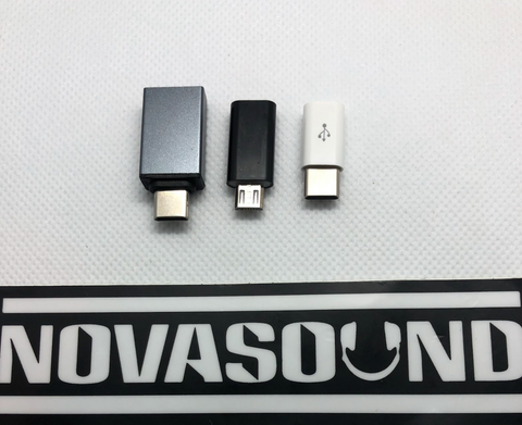 3 PC USB Macro USB C Mini Adapters Crash Kit - Nova Sound