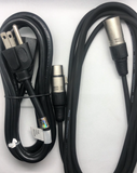 6 FT XLR Cable + 6 FT AC Extension Cable - Nova Sound