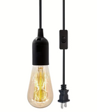 Lighting Hanging Pendant 11ft Cable Power Cord w On Off Switch - Nova Sound