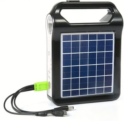 Portable 6V Solar Panel USB Power Bank 2500mAh - Nova Sound