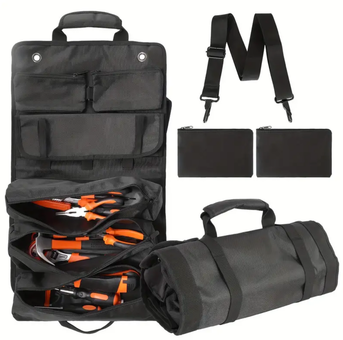Roll Up Tool Bag Travel Garment Bag - Nova Sound – NovaSoundTechnology