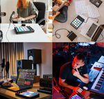 Compact MIDI Controller Drum Pad with USB-C Interface