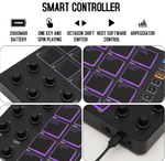 Compact MIDI Controller Drum Pad with USB-C Interface