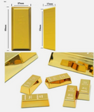 Gold Bar Brick Ingot Prop Magnet