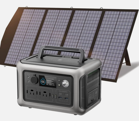 ALLPOWERS 600W 299Wh LiFePO4 Solar Generator with 140W Solar panel - Nova Sound