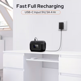 120W Portable Power Station 97.68Wh Power Bank With AC Outlet Portable Charger With USB-A USB-C - Nova Sound