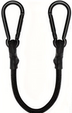 3 PC 1.5 FT Black Bungee Cord - Nova Sound