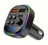 Car Port FM Transmitter Dual USB Car Phone