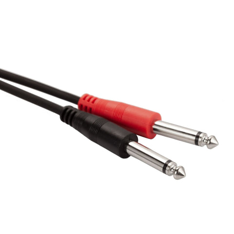 3 FT Dual 1/4 to Dual 1/4 TS Cable - Nova Sound