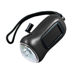 3-LED Solar Crank Emergency Flashlight - Nova Sound