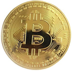 2 PC Bitcoin and Ethereum Coin Game Tokens - Nova Sound Games