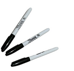 Black Sharpie Markers - 3 Pack