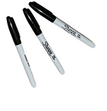 Black Sharpie Markers - 3 Pack