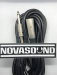 25 Foot XLR 3Pin Male to 1/4" Mono TS Cable - Nova Sound