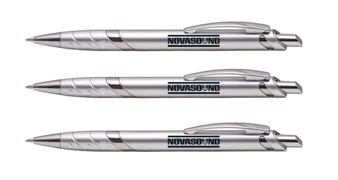 Nova Sound Silver Pens - 3 Pack