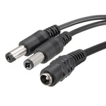 DC Y Cable Power Splitter Adapter 1 Female to 2 Male 5.5mm x 2.1mm - Nova Sound
