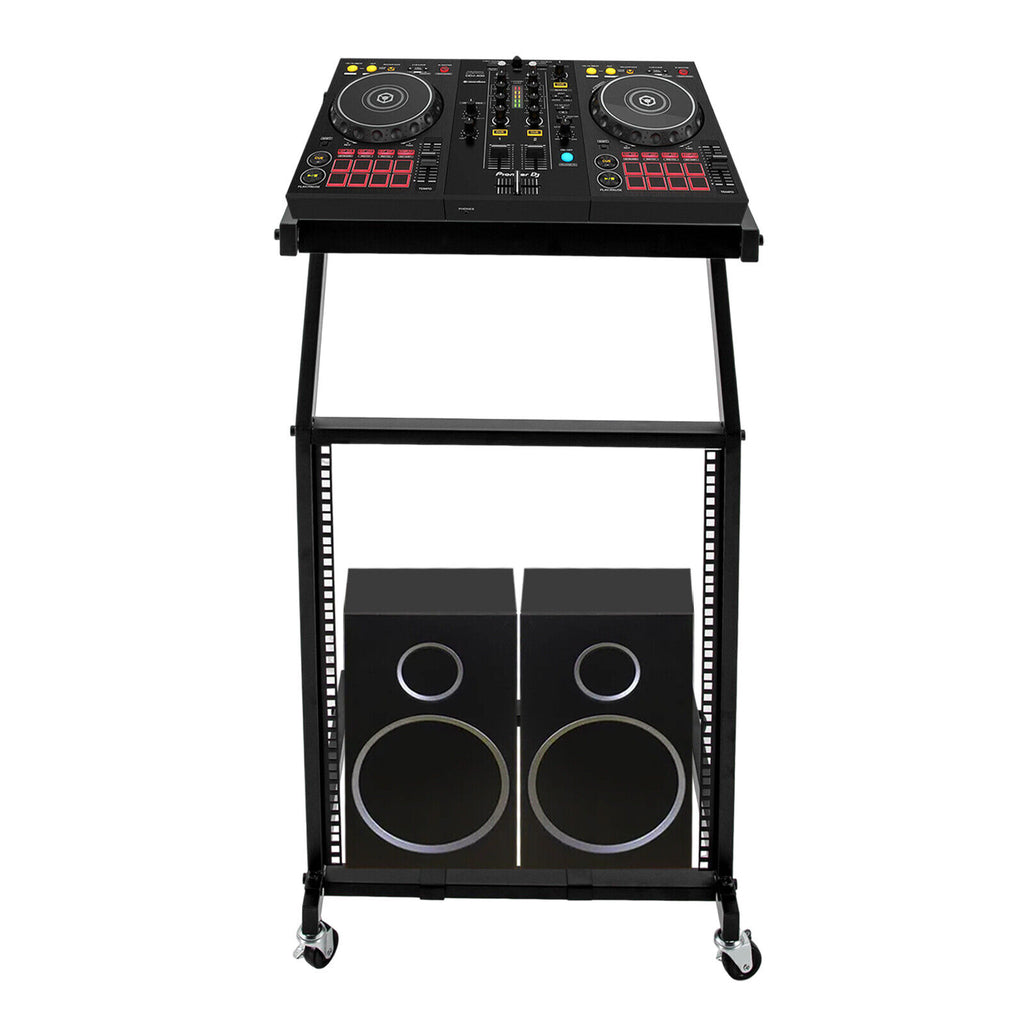 12u Rack Desk 12U Rolling Rack Mixer Desk and Rack Mount Stand - Nova Sound ...