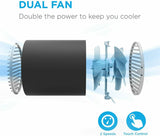 Portable Twin Turbo USB Desk Fan - Nova Sound