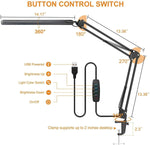 Adjustable Swing Arm Desk Lamp - Nova Sound