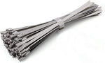 100 PC Stainless Steel Zip Ties - Nova Sound