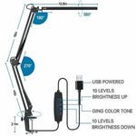 Adjustable Swing Arm Desk Lamp - Nova Sound