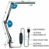 Adjustable Swing Arm Desk Lamp - Nova Sound